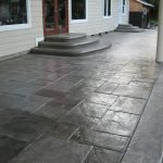 stamped concrete large grey ashlar slate BJWMQUT