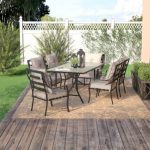 sweetman 7 piece outdoor dining set with cushion ZFHUSBC
