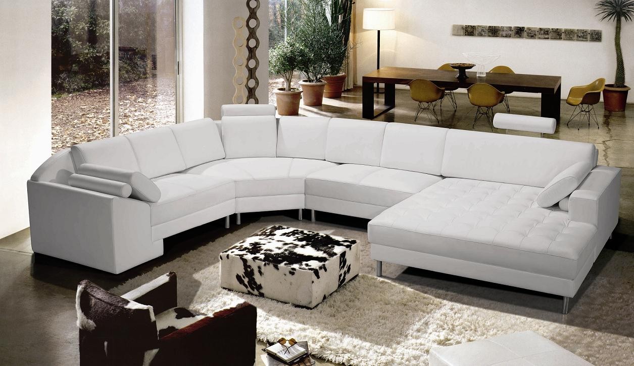 tosh furniture modern white sectional sofa. note: ... BJJVPQE