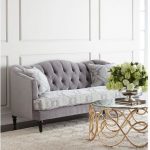 tufted sofas raylen tufted sofa, grey/gray JETTLCW
