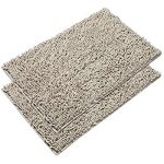 vdomus absorbent microfiber bath mat soft shaggy bathroom mats shower rugs JVWQOSC