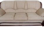 vintage ivoria fabric 3 + 2 + 2 mahogany sofa set BLLOGDB