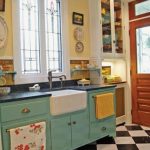 vintage kitchen photo gallery: checkerboard kitchen floors FBVSRQC