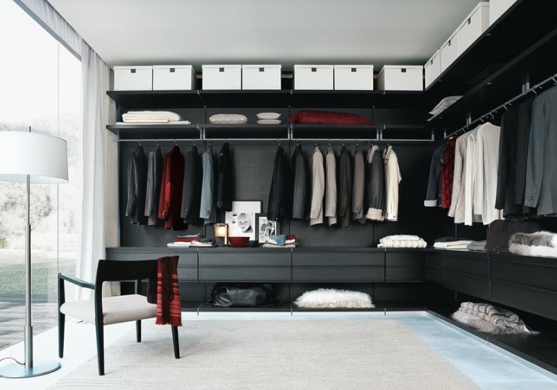 walkin closet impressive yet elegant walk-in closet ideas - freshome.com LVDZSAU