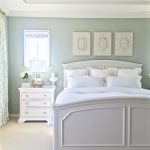 white bedroom furniture ... restoration hardware silver sage (gray/green/blue tranquil spa-like  feel), furniture is painted ZKRFVIH