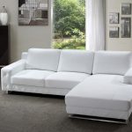 white sectional sofa modern sectional sofa in white leather modern-living-room VBGXOGM