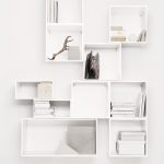 white shelf easy interior update: box storage. white shelvesikea ... SAHTXAE