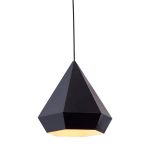 zuo modern forecast ceiling lamp in black GFUTNMY