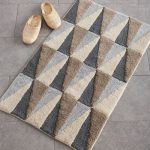 angles bath rug - neutral NANGLYM