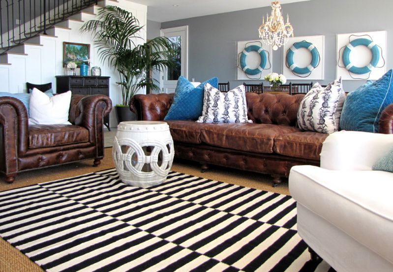 black and white rug decor how to enhance a décor with a black and white striped rug OKHXFRJ
