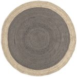 circular rugs west elm spo bordered round jute rug, 6u0027 round, platinum (5 855 OHJEPTL