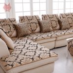 couch cover europe black gold floral jacquard terry cloth sofa cover plush sectional  slipcovers WIFZMFZ