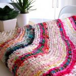 crochet rag rug learn how to make a finely woven and colourful rag rug just like PWRXRBD