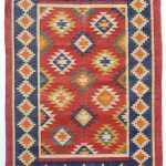 dhurrie rugs aztec-deep blue multi coloured dhurrie (rug) DKDMZBF