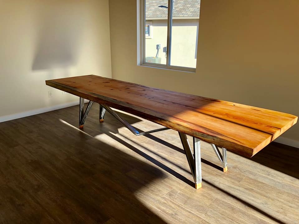 handmade furniture large slab tables. CEEGINS