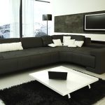 Modern Sectional Sofas franco collection modern sectional sofa - black tos-lf-1007-black INGNBQT