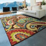 outdoor area rugs amazon.com: orian rugs indoor/outdoor paisley monteray multi area rug (5u00272 JWAZYVK