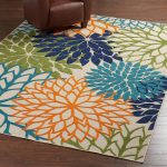 outdoor area rugs nourison aloha multicolor 8 ft. x 11 ft. indoor/outdoor area rug TMVGHZG