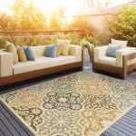 Outdoor rug colton yellow/brown indoor/outdoor area rug JVEQQUK
