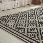 Outdoor rug ideal for conservatories, kitchens and dining areas patio is a flat weave BHLJSIZ