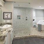 remodeled bathrooms remodeled master bathroom with rain showerhead and standalone tub NAPFAOC