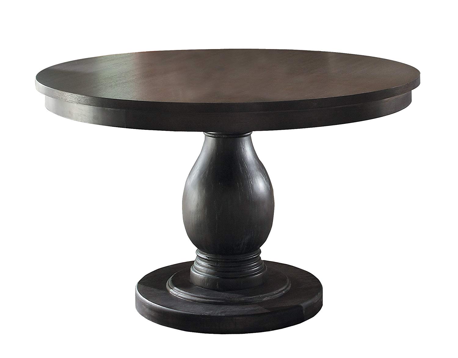Round Pedestal Dining Table amazon.com: 2466-48 style round pedestal table by homelegance: kitchen u0026  dining IPKTRXC