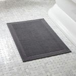 westport grey bath rug + reviews | crate and barrel FIDEISW
