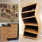 Wooden Bookcases unique-funny-funky-furniture-designs VWJNMNO
