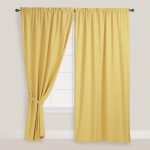 Yellow Curtains cornsilk chelsea curtains, set of 2 - world market EGZVNXM