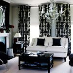 black and white decor ideas for living room black-and-white-living-room QLDMGGB