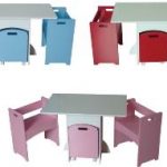 childrens table and chairs with storage funky childrens kids toddler table and chairs set w/ toy box YHNLAGU