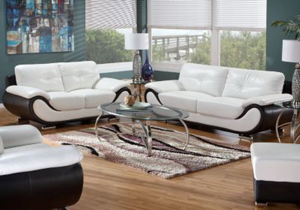 Classy Contemporary Leather Living Room Furniture