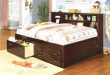 full size captains bed with bookcase headboard king size captains bed f full size captains bed with ELXYCFD