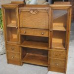 furnitur antique drop front secretary desk with bookcase as barrister  bookcase LANRZWM
