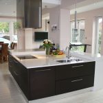 large kitchen islands with seating and storage large contemporary square kitchen island built to incorporate a structural NDAPZEZ