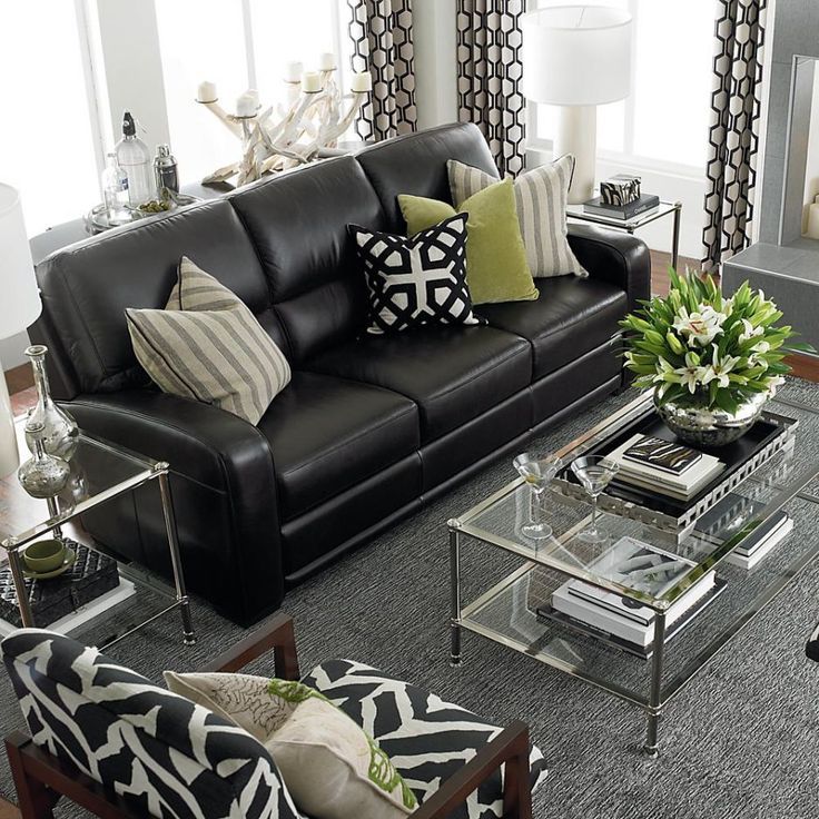 Living Room Colors For Black Leather Furniture: The Perfect Choices