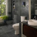 modern bathroom designs for small spaces modern bathroom design in small space with glass partition SJDJQHY
