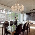 modern crystal chandeliers for dining room contemporary crystal chandelier dining room WYRWNDE