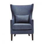Wingback Chair - Solid - Blue - Accent Chairs - Chairs - The Home Depot