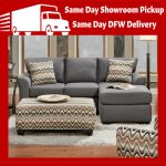 Affordable Furniture Cosmopolitan Grey Sectional Sofa 3900 | Savvy