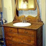bathroom vanity made from antique furniture | Antique Bathroom