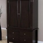 Amazon.com: Armoire Wood 4-drawer Wardrobe Closet Tv Cabinet Storage