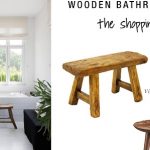 10 BEST: Wooden bathroom stools | My Paradissi