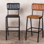 LEATHER BREAKFAST BAR STOOLS | Peppermill Interiors