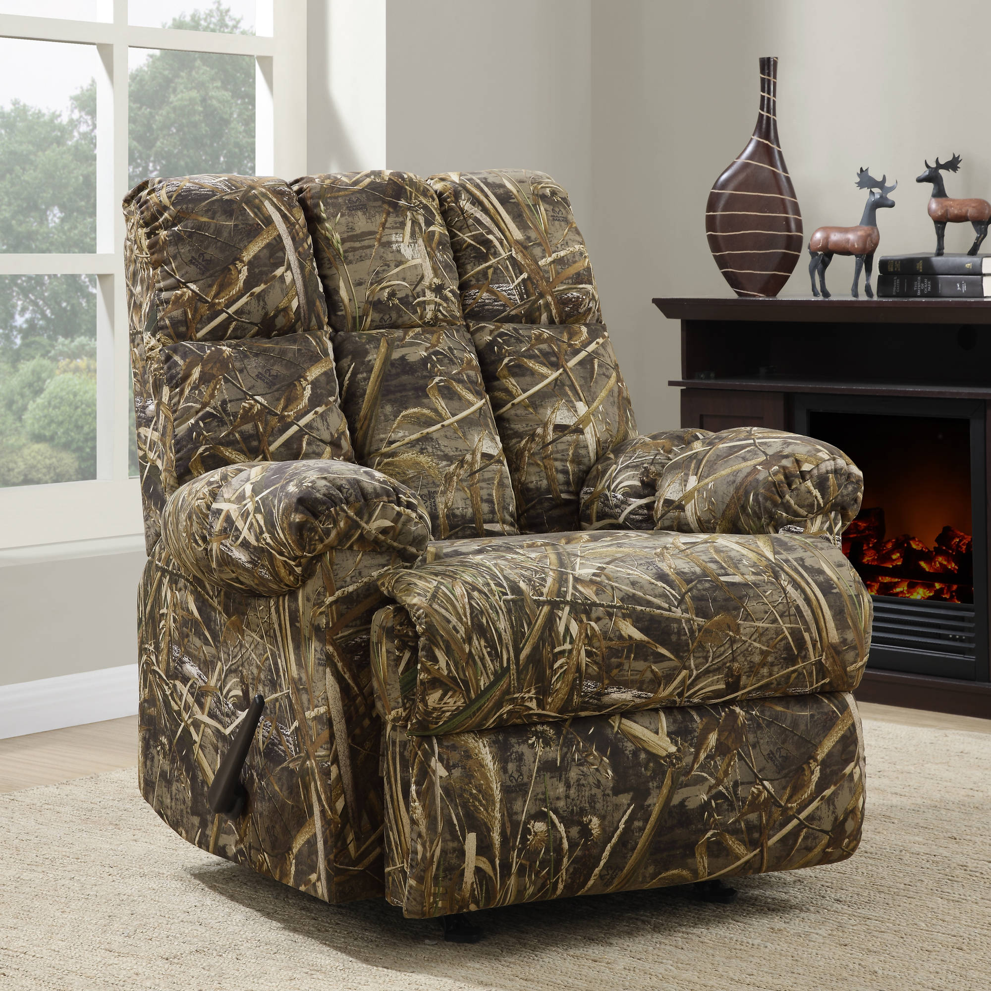 Modern Camo Recliner Brings Stylish  Comfort to Your Home