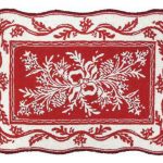 Christmas Rugs - Holiday Red Sally Eckman Roberts - Culturedliving.com
