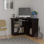 Amazon.com: Essential Home Corner Computer Desk, Espresso: Office