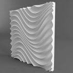 Plastic molds forms 3D decorative wall panels