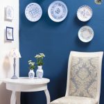 decorative wall plates ceramics blue vintage flair | DIY Home