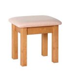 Country Pine Dressing Table Stool. Quality Oak furniture from The